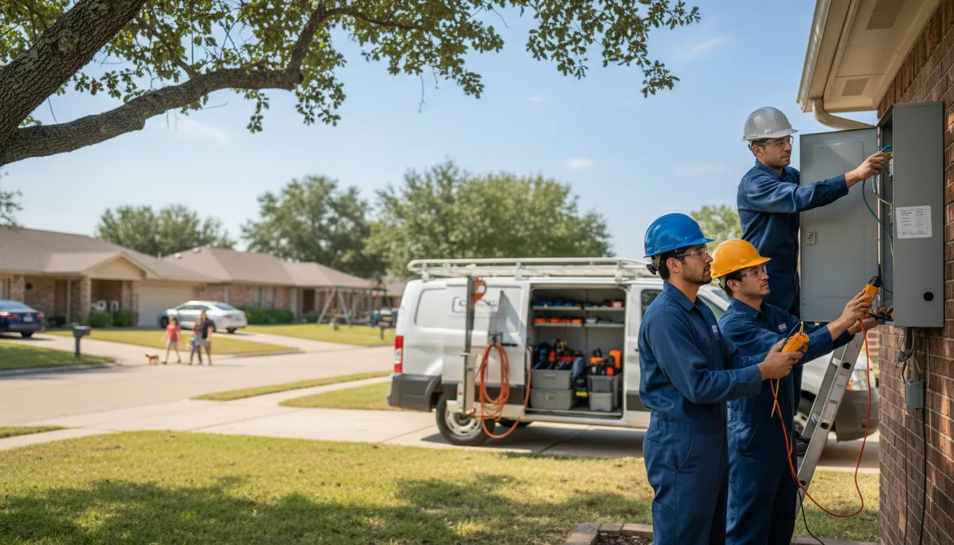 Certified electrician providing emergency electrical services in Washington, GA